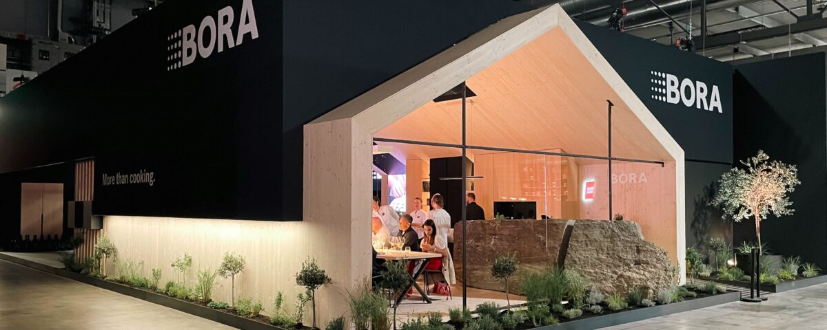 BORA_EuroCucina 2024_stand design_exterieur